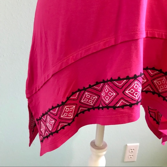 Beautiful NWT Cupio Pink Tunic Size Small - Picture 5 of 6